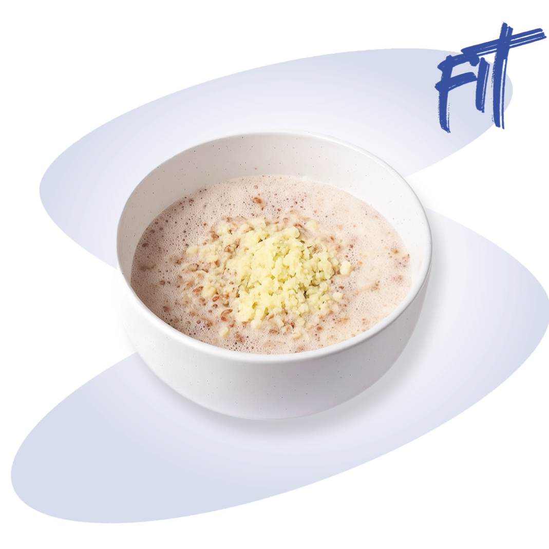 Каша гречневая с протеином и пармезаном