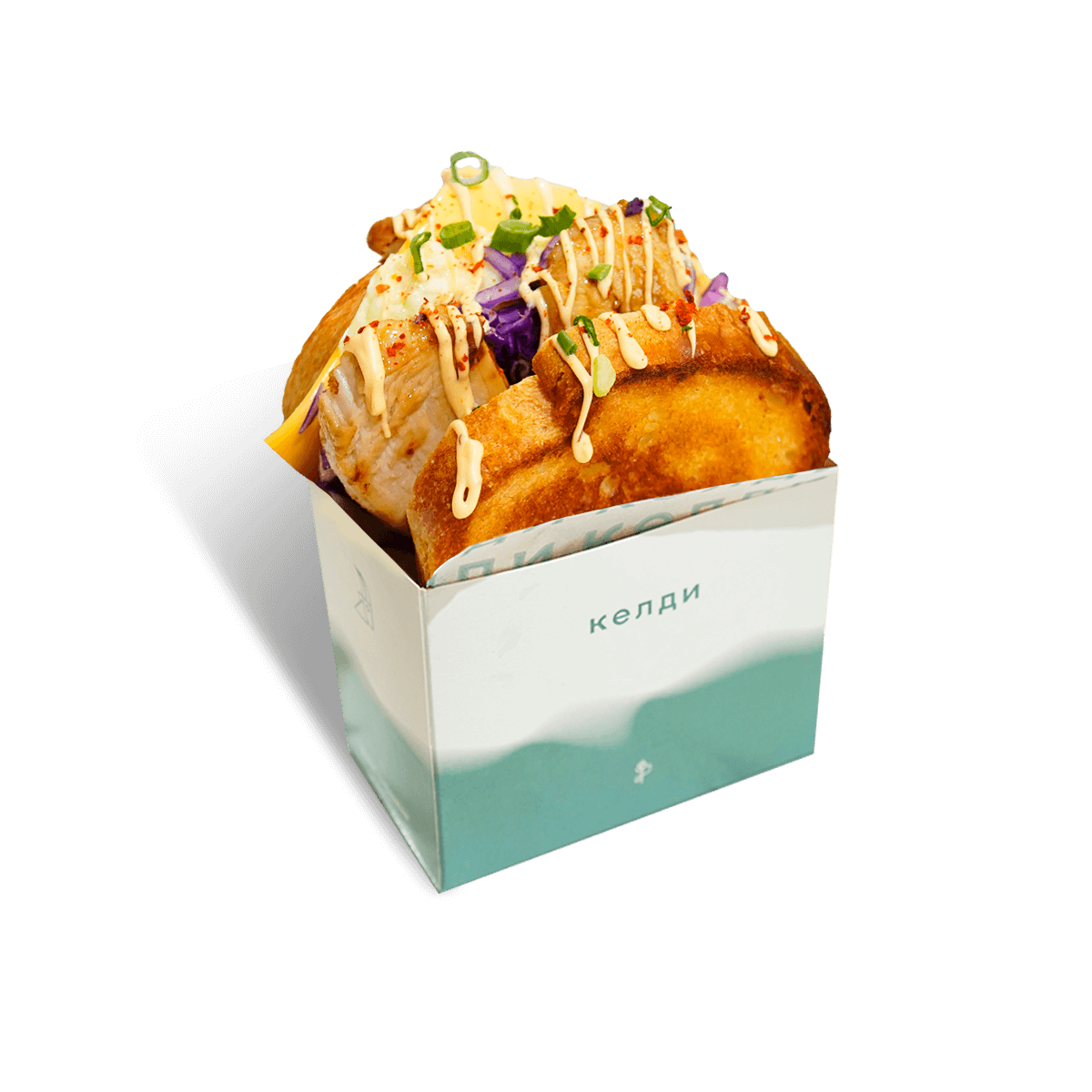 Egg drop Курица терияки