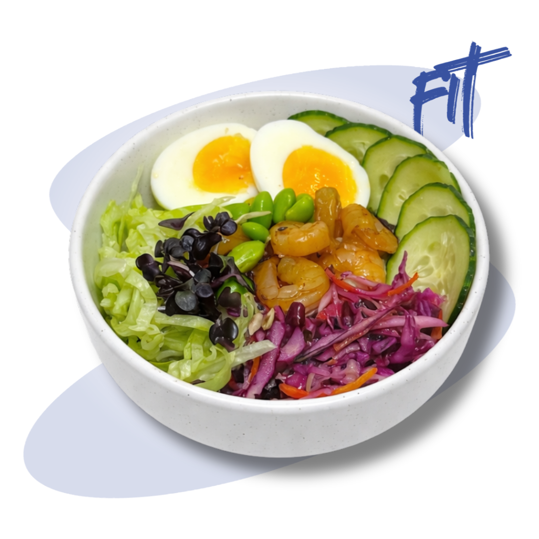 Жареный рис с креветкой терияки