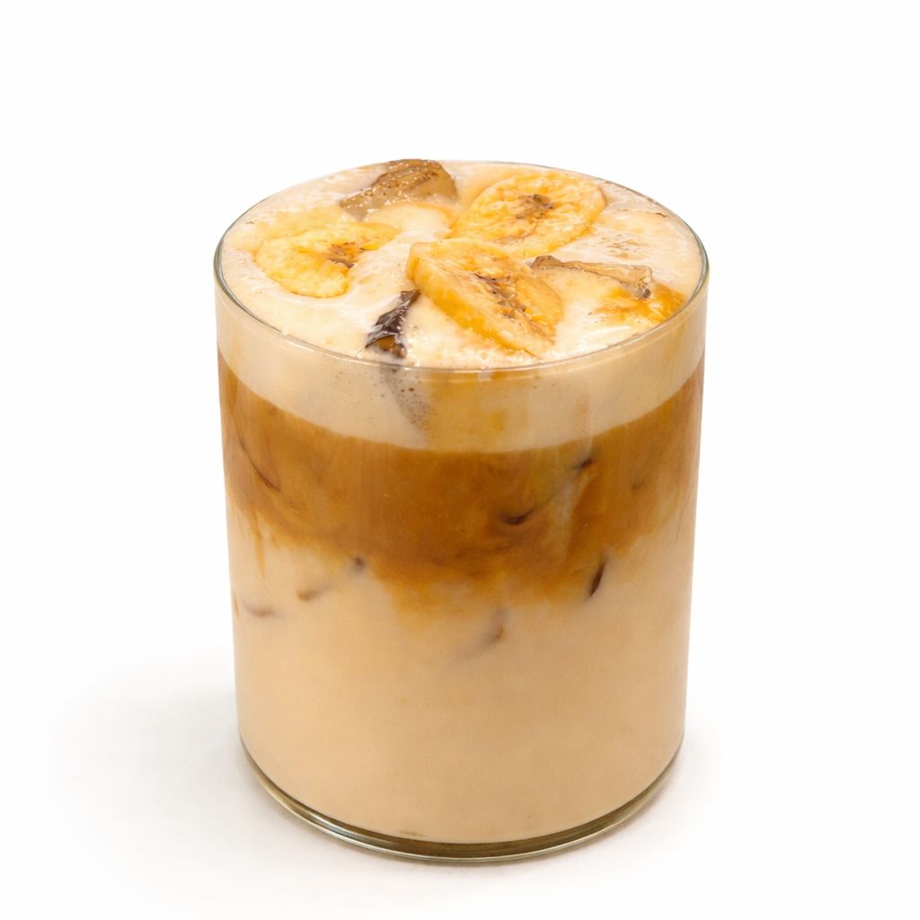 Айс-латте банан